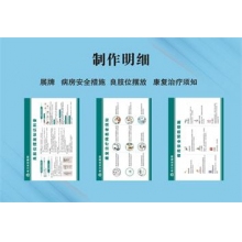 展牌 病房安全措施  良肢位摆放 康复治疗须知
